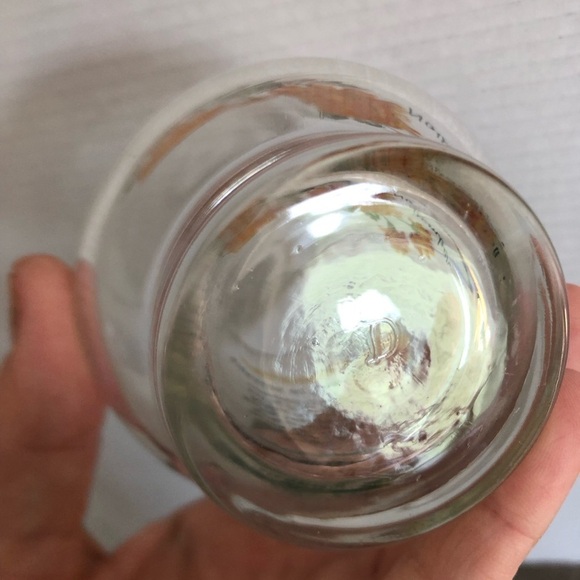 Vtg Dominion Glass November Flower of the Month Glass - Picture 4 of 9